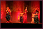 Dancers on stage at Queens Theatre